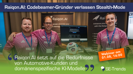 Raiqon.AI: Codebeamer-Gründer verlassen Stealth-Mode