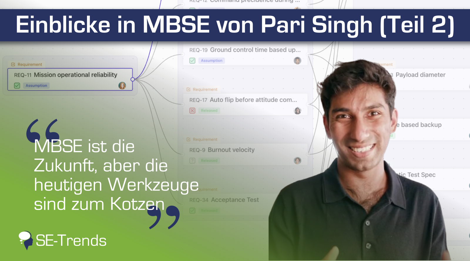 MBSE ist die Zukunft, aber die heutigen Werkzeuge sind zum Kotzen: Einblicke in MBSE von Pari Singh (Teil 2)