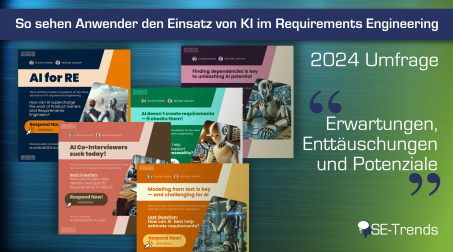 Umfrageergebnisse 2024: So sehen Anwender den Einsatz von KI im Requirements Engineering
