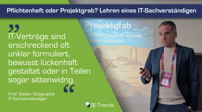 Modern RE Keynote: Pflichtenheft oder Projektgrab? Lehren aus der Sicht eines IT-Sachverständigen