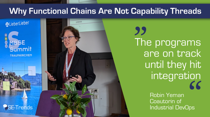 Why Functional Chains Are Not Capability Threads