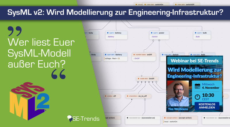SysML v2 as an Engineering Infrastructure: Who else reads your SysML model besides you?